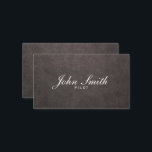 Het proef Elegante Donkere Leer van de Vliegenier Visitekaartje<br><div class="desc">Elegant Donker Leer Proef/het Visitekaartje van de Vliegenier.</div>