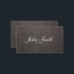 Het proef Elegante Donkere Leer van de Vliegenier Visitekaartje<br><div class="desc">Elegant Donker Leer Proef/het Visitekaartje van de Vliegenier.</div>