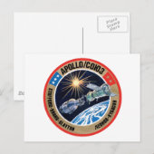 Het proefproject Apollo-Soyuz (ASTP) Briefkaart (Voorkant / Achterkant)