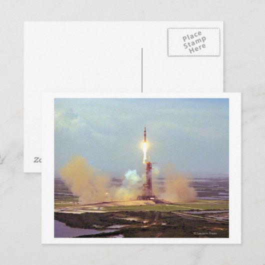 Het proefproject Saturn IB van Apollo Soyuz Briefkaart (Voorkant / Achterkant)