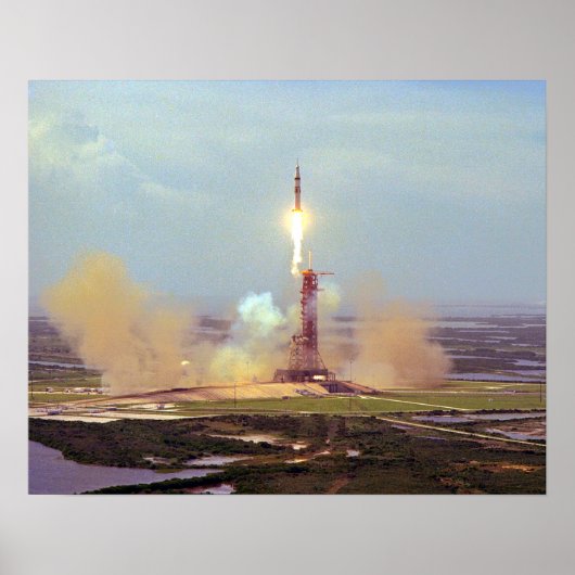 Het proefproject Saturn IB van Apollo Soyuz Poster (Voorkant)