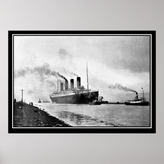 Het proefproject van de Titanic reeks stelt Poste Poster (Voorkant)