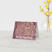 Het Proeven van de wijn! De Kaart van de nota (Gele Bloem)