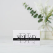 Het Professionele Logo van het Monogram van de Visitekaartje (Staand voorkant)