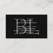 Het Professionele Logo van het Monogram van de Visitekaartje (Achterkant)