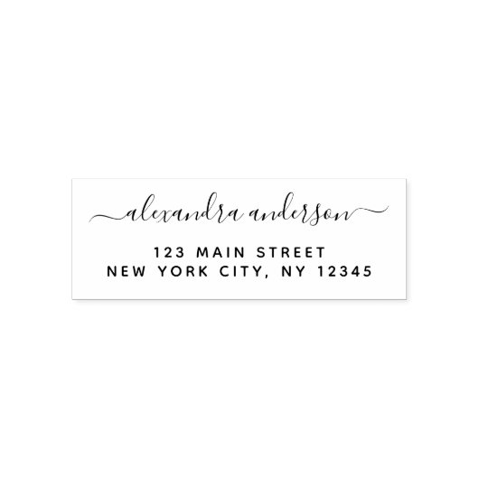 Het professionele of Persoonlijke Adres van de Ter Zelfinktende Stempel (Design)