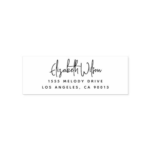 Het professionele of Persoonlijke Adres van de Ter Zelfinktende Stempel (Design)