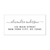 Het professionele of Persoonlijke Adres van de Ter Zelfinktende Stempel (Design)