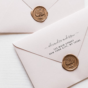 Het professionele of Persoonlijke Adres van de Ter Zelfinktende Stempel