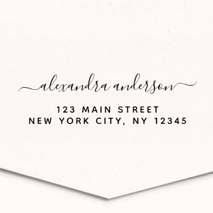 Het professionele of Persoonlijke Adres van de Ter Zelfinktende Stempel