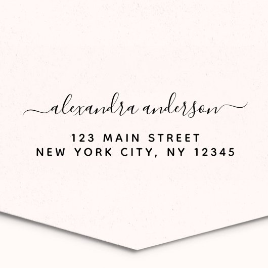 Het professionele of Persoonlijke Adres van de Ter Zelfinktende Stempel