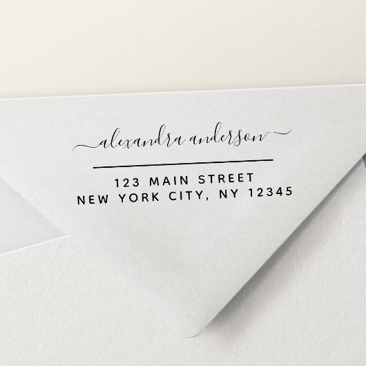 Het professionele of Persoonlijke Adres van de Ter Zelfinktende Stempel