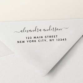 Het professionele of Persoonlijke Adres van de Ter Zelfinktende Stempel