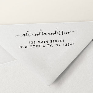 Het professionele of Persoonlijke Adres van de Ter Zelfinktende Stempel