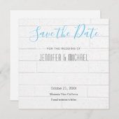 Het professionele ontwerp van de muur van het huwe save the date (Voorkant / Achterkant)
