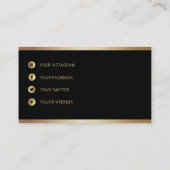 Het Professionele Visitekaartje van het Ontwerp va (Achterkant)