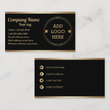 Het Professionele Visitekaartje van het Ontwerp va