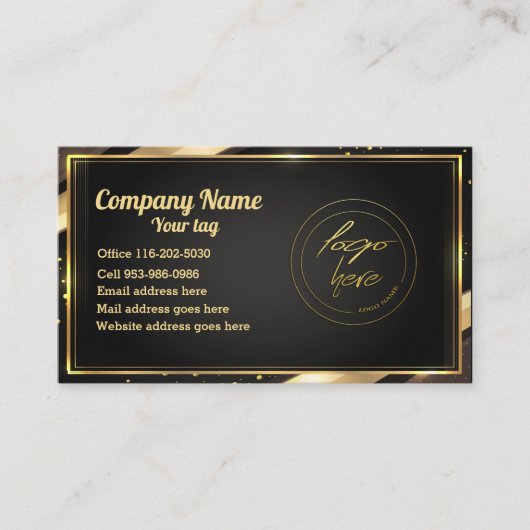 Het Professionele Visitekaartje van het Ontwerp va (Voorkant)