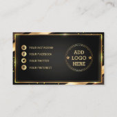 Het Professionele Visitekaartje van het Ontwerp va (Achterkant)