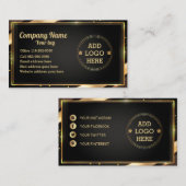 Het Professionele Visitekaartje van het Ontwerp va (Voorkant / Achterkant)