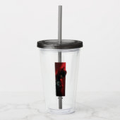 Het profiel van de rode Batman-balk Acryl Drinkbeker (Voorkant)