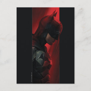Het profiel van de rode Batman-balk Briefkaart