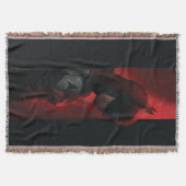 Het profiel van de rode Batman-balk Deken (Voorkant)