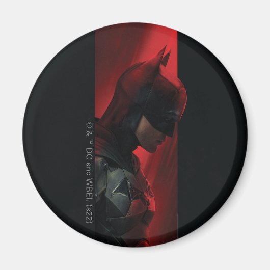 Het profiel van de rode Batman-balk Magneet (Voorkant)