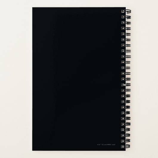 Het profiel van de rode Batman-balk Notitieboek (Achterkant)