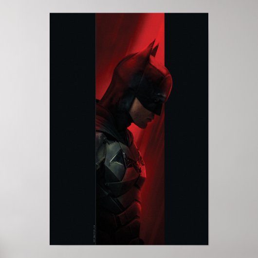 Het profiel van de rode Batman-balk Poster (Voorkant)