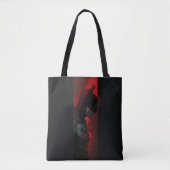 Het profiel van de rode Batman-balk Tote Bag (Voorkant)