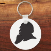 Het profielportret Leo Tolstoy Sleutelhanger (Voorkant)