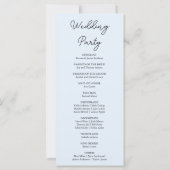 Het programma Blauwe Snowflakes Blue Wedding (Achterkant)