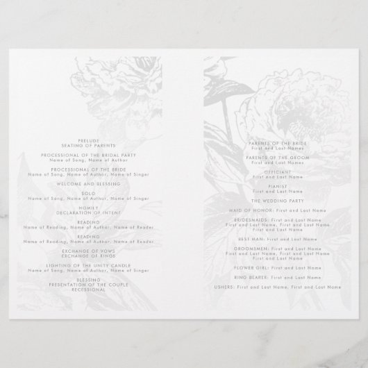 Het programma Eenvoudig Floral Silver Navy Blue (Achterkant)