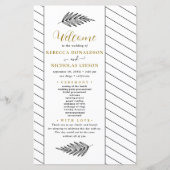 Het programma Minimale bruiloft van het Manuscript (Voorkant)