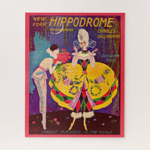 Het programma New York Hippodrome uit 1920 Legpuzzel