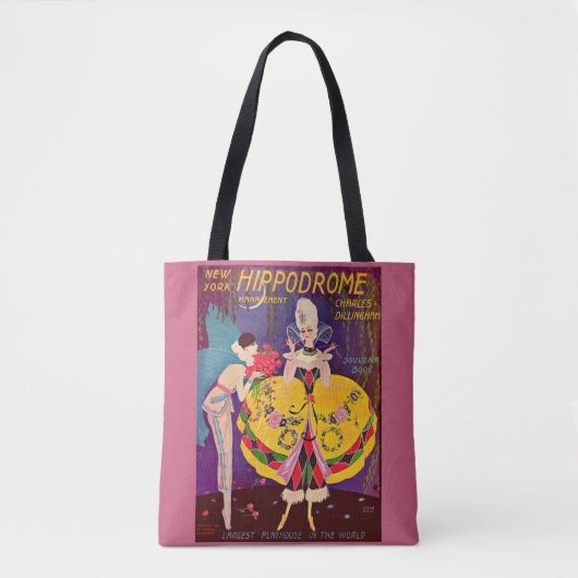 Het programma New York Hippodrome uit 1920 Tote Bag (Voorkant)
