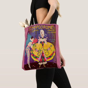 Het programma New York Hippodrome uit 1920 Tote Bag