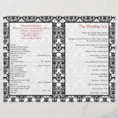 Het programma Rood, Wit en Zwart Wondenhuwelijk (Achterkant)