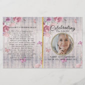 Het programma Rustic Floral Celebration of Life (Voorkant)