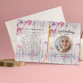 Het programma Rustic Floral Celebration of Life