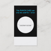 het programma " skydiving rewards " klantenkaartje (Achterkant)