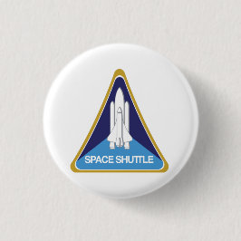 Het programma Space Shuttle Ronde Button 3,2 Cm