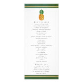 Het programma Tropical Ananas Wedding Collectie (Achterkant)