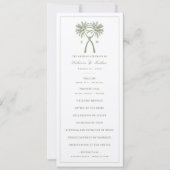 Het programma Tropische bruiloft Groen Knoted Palm (Voorkant)