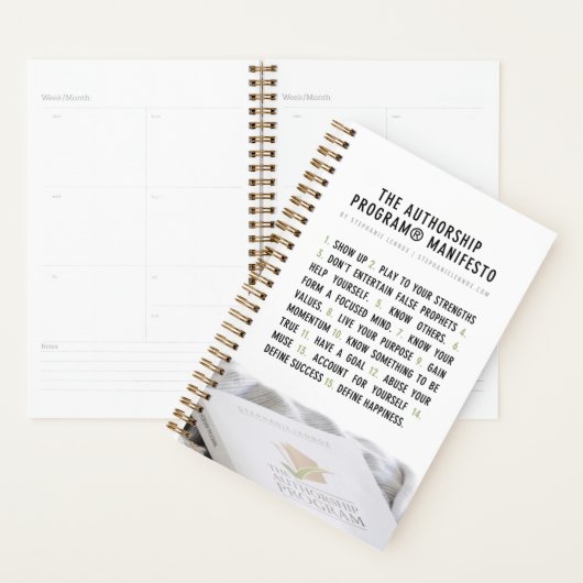 Het Programma van de Auteur® Manifesto Planner (Display)