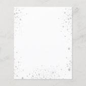 Het programma van de bruiloft florale eucalyptus (Achterkant)