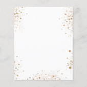 Het programma van de bruiloft florale eucalyptus (Achterkant)