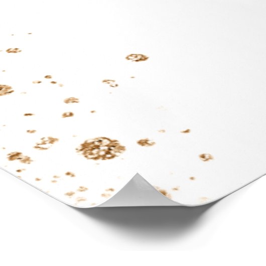 Het programma van de bruiloft florale eucalyptus poster (Hoek)