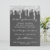 Het programma van de Gebeurtenis van het huwelijk (Staand voorkant)